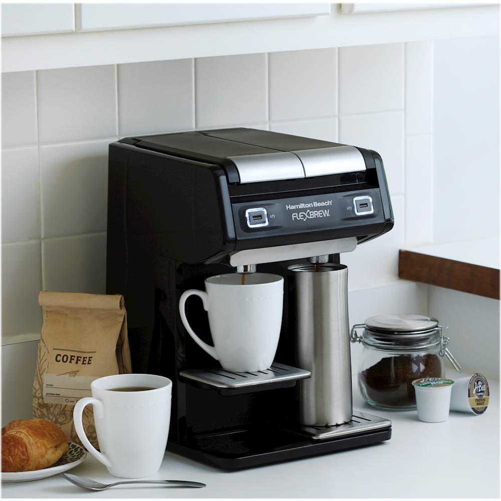 Best Buy: Hamilton Beach FlexBrew 2-Cup Coffee Maker Black 49998