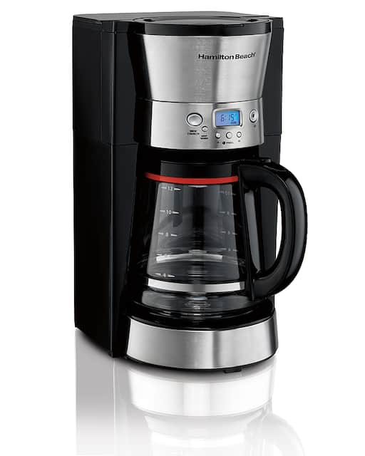 Hamilton Beach 12-Cup Black Residential Combination Coffee Maker at