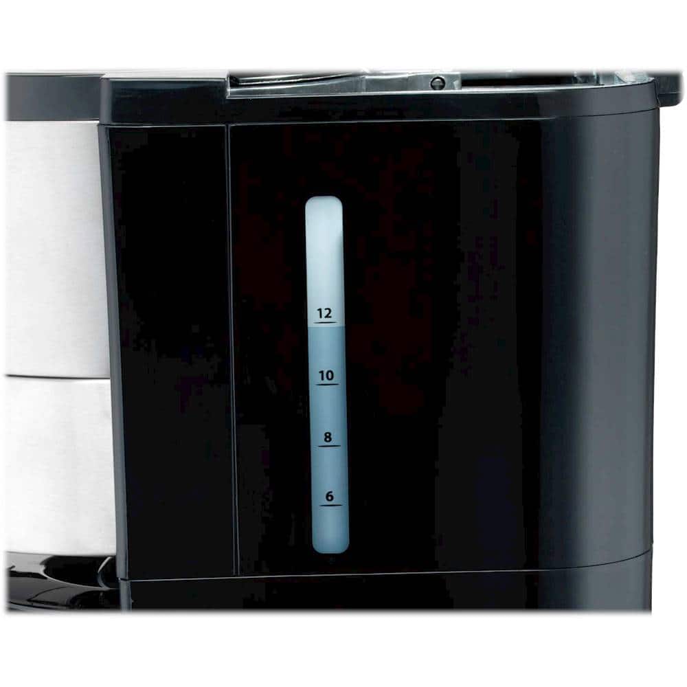 Alt View 15. Hamilton Beach - 12-Cup Coffeemaker - Black/Silver.
