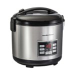 Best Buy: Hamilton Beach 20-Cup Rice Cooker and Food Steamer Red