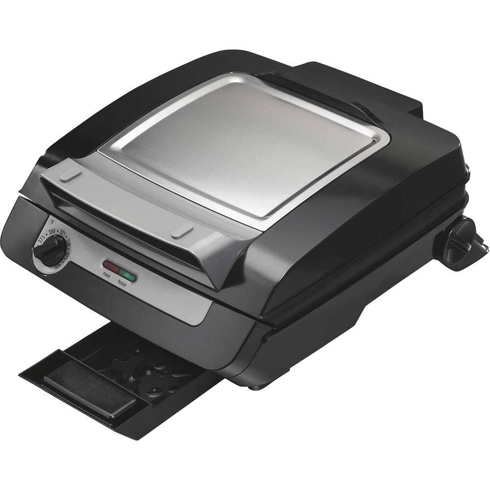 Hamilton Beach - 3-in-1 MultiGrill™ Electric Grill - Black - Angle