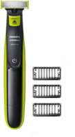 Philips Norelco OneBlade hybrid electric trimmer and shaver, QP2520/70 - Black And Lime Green - Angle_Zoom