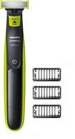Philips Norelco - OneBlade Wet/Dry Electric Trimmer - Lime Green/Charcoal Gray - Angle_Zoom