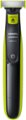 Left Zoom. Philips Norelco OneBlade hybrid electric trimmer and shaver, QP2520/70 - Black And Lime Green.