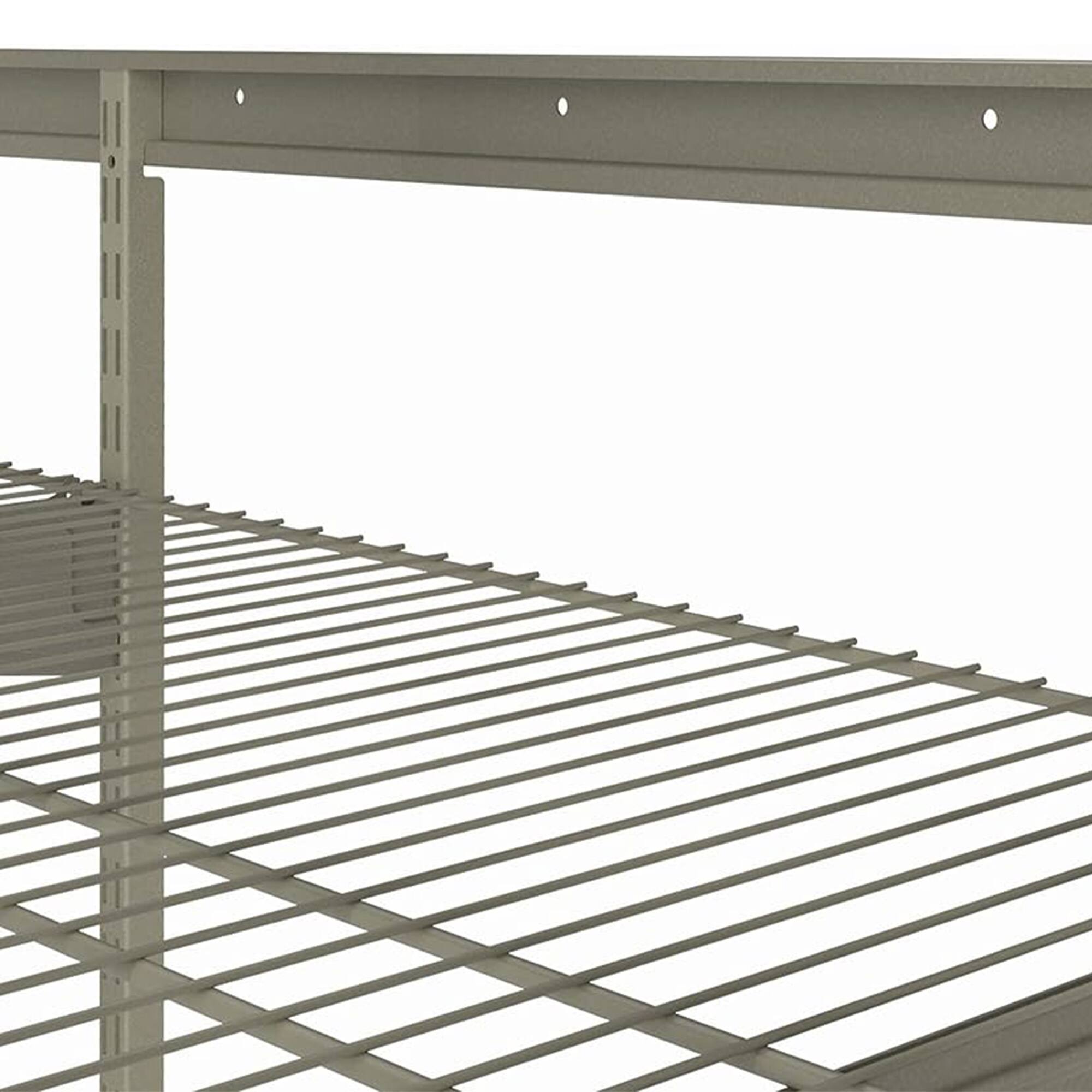 Alt View 10. ClosetMaid - ClosetMaid ShelfTrack 80 Inch Hang Track Rail for Closets and Utility Rooms - Silver.
