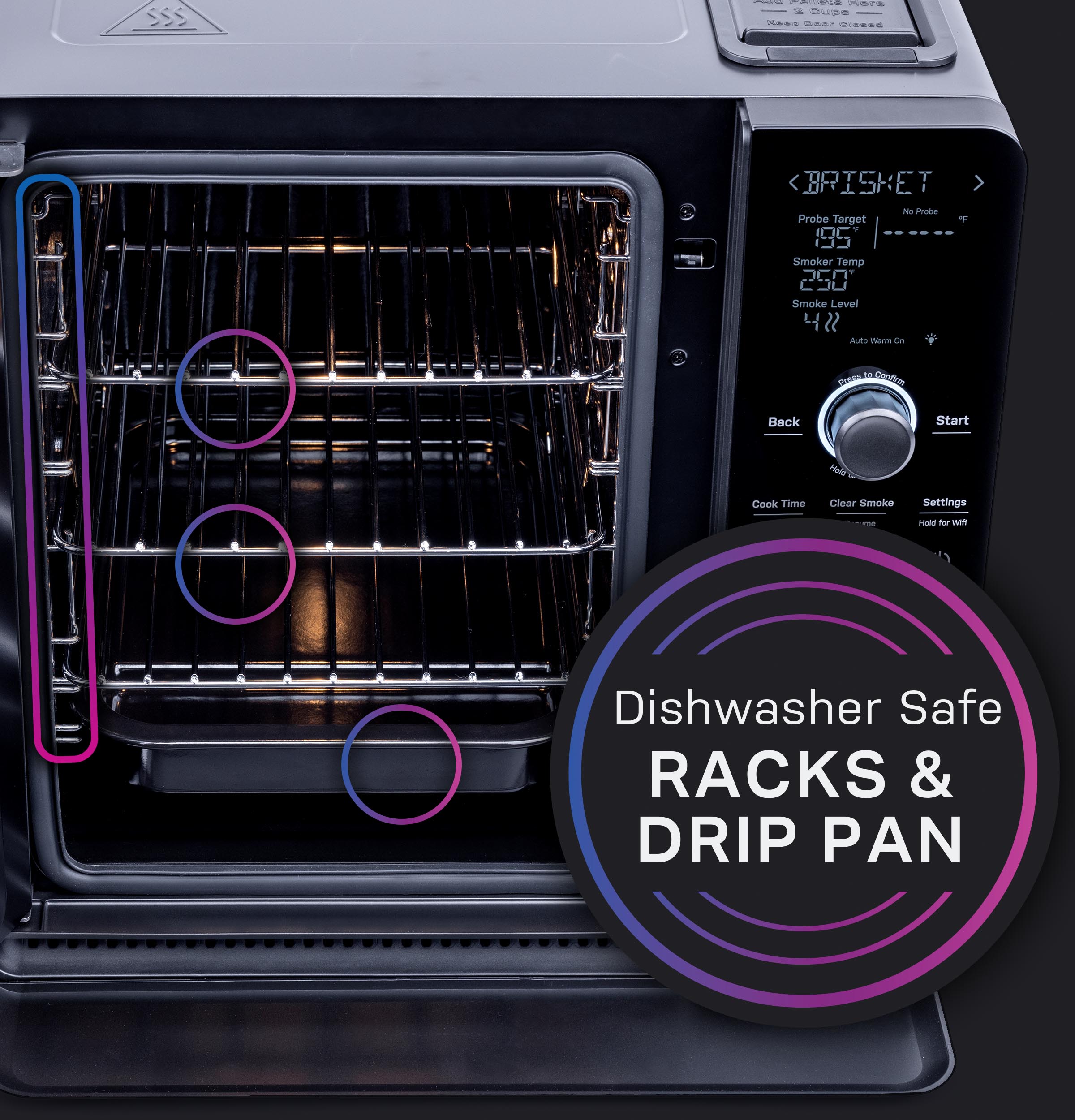 Dishwasher Safe Racks & Drip Pan