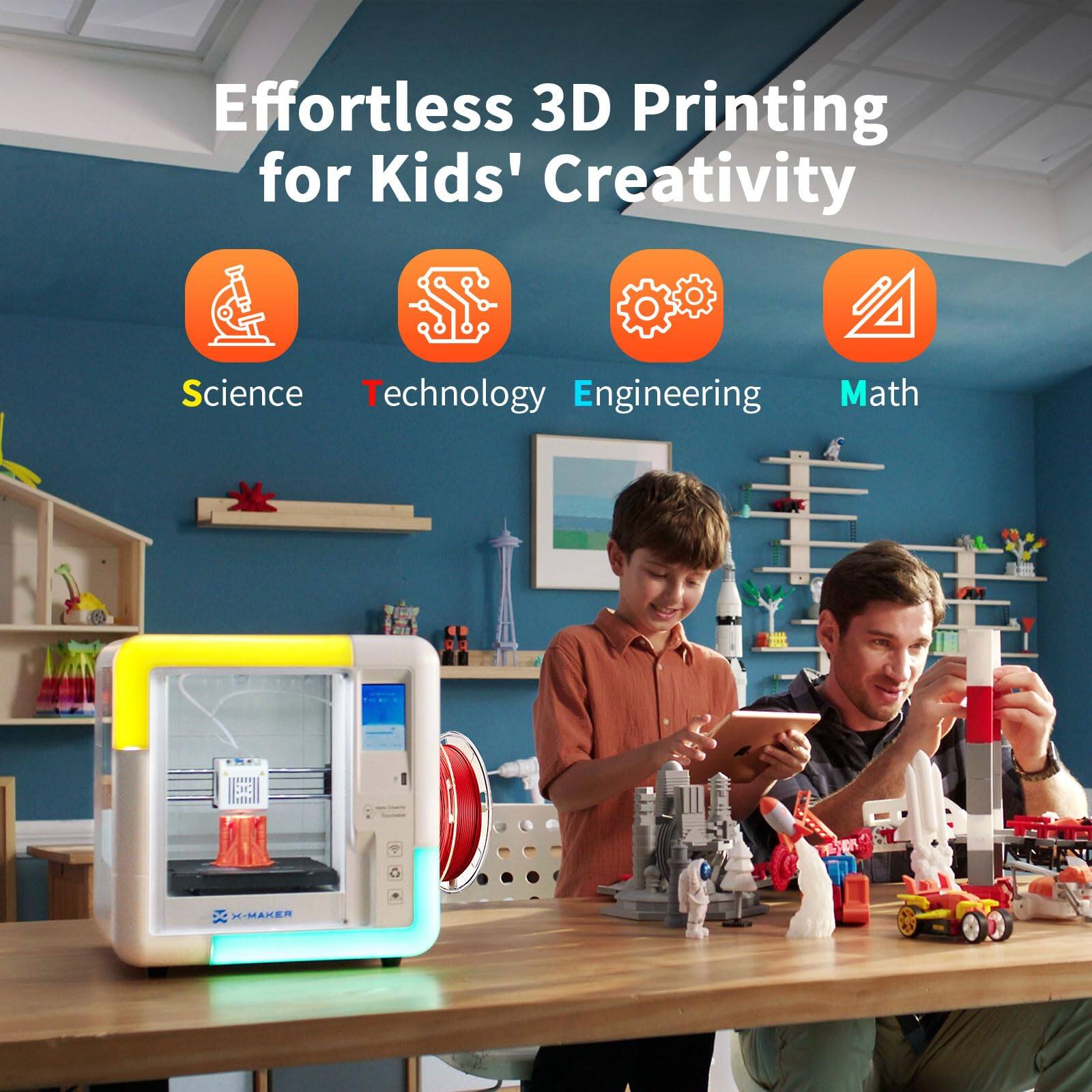 Effortless 3D Printing for Kids' Creativity

Science Technology Engineering Math

X-MAKER