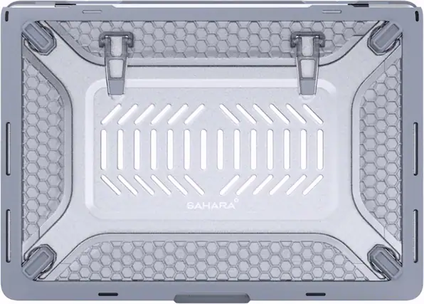 Front. SaharaCase - Raider UltraArmor Case for Apple MacBook Pro 14" (M1, M2, M3, M4, M4 Pro, M4 Max, M5, M5 Pro and M5 Max Chip) Laptops - Space Gray.