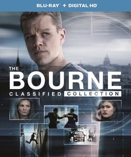 The Bourne Classified Collection [UltraViolet] [Includes Digital Copy] [Blu-ray] [5 Discs] - Front_Standard