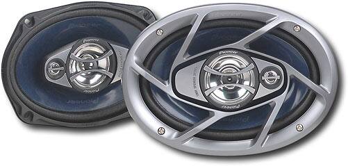 Angle Standard. Pioneer - 6" x 9" 3-Way Car Speakers with Polypropylene Cone (Pair).