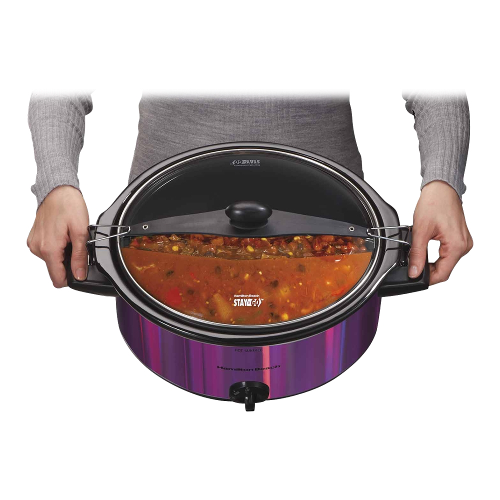 Stay or Go® Slow Cooker - Purple - 33454