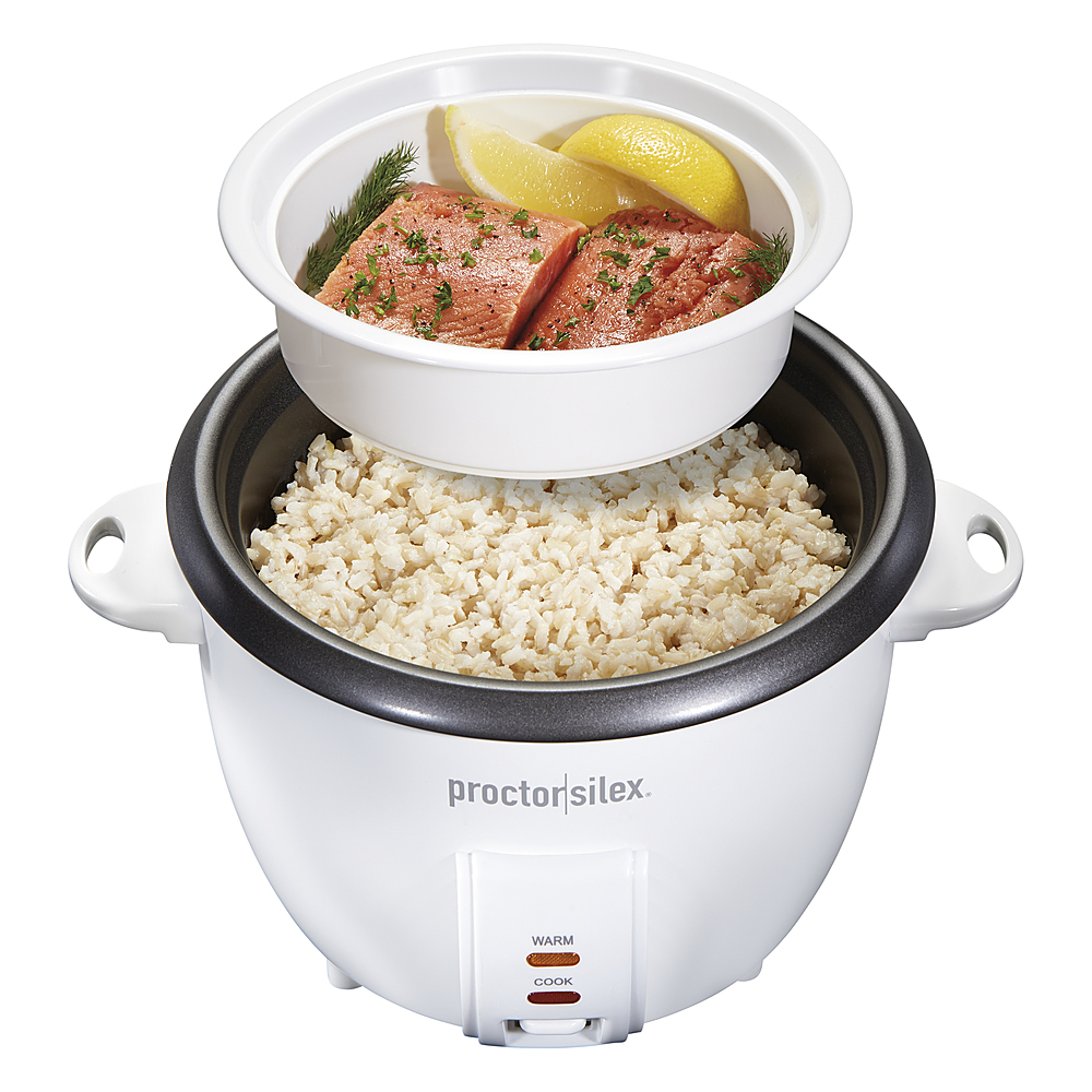 Best Buy: Proctor Silex 10-Cup Rice cooker White 37533PS