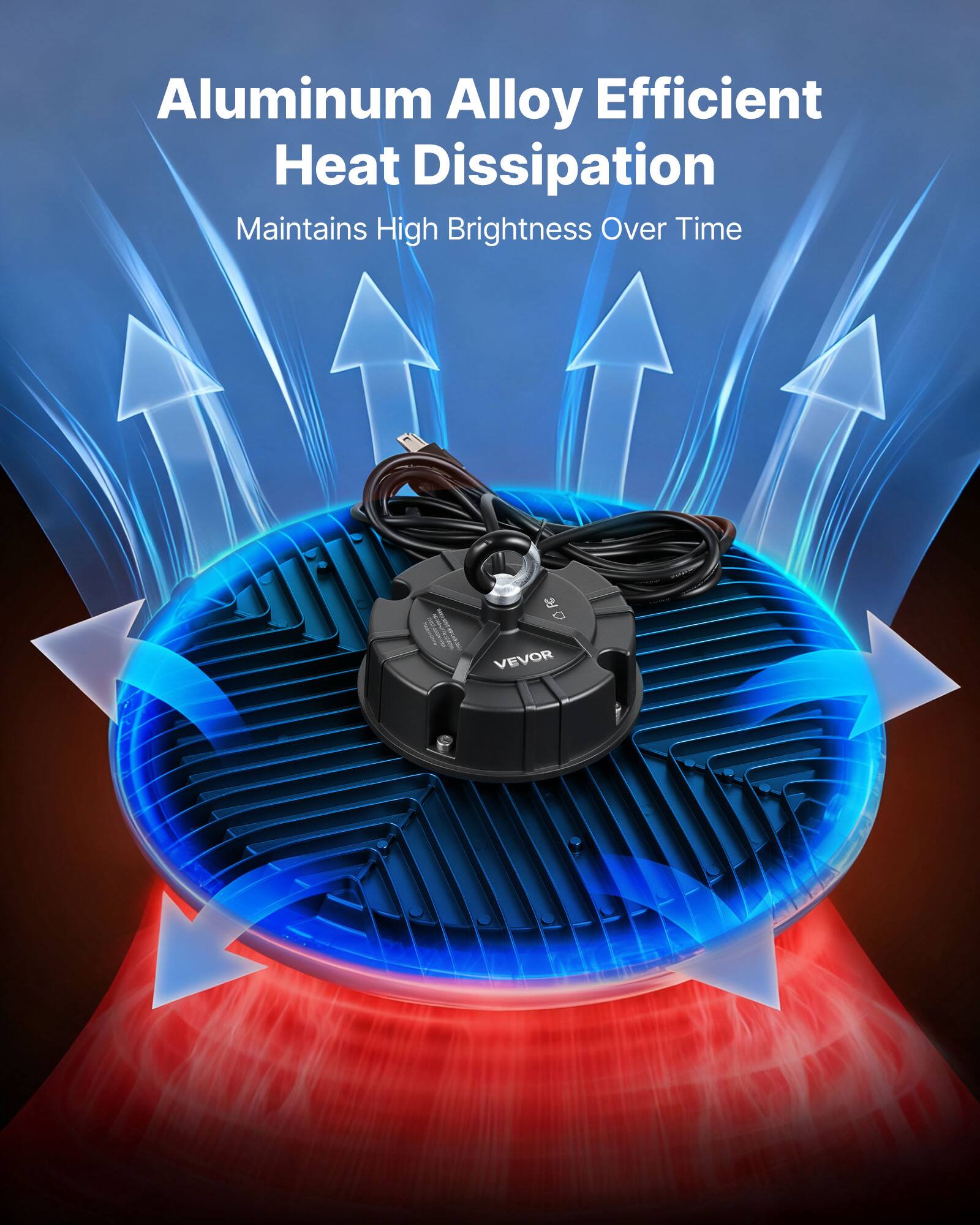 Aluminum Alloy Efficient Heat Dissipation Maintains High Brightness Over Time

VEVOR