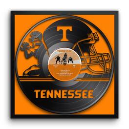 Sporticulture - Tennessee Volunteers Framed 13" x 13" Vinyl Record Art Print - Multicolor