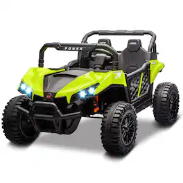 GARVEE - 24V 4WD 2-Seater Off-Road UTV with Bluetooth Music and Storage Space