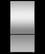 Front. Fisher & Paykel - 32 in. Wide 18.2 Cu. Ft. Bottom Mount Freezer Freestanding Refrigerator with Ice - Stainless Steel.