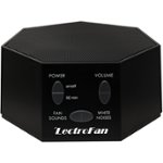 Front Zoom. LectroFan - White Noise and Fan Sound Machine - Black.
