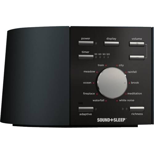 Front. ASTI - Sound+Sleep™ Therapy System - Black.