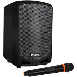 Pyle - Compact Portable Bluetooth PA Speaker - Black