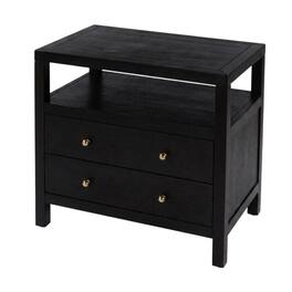 Butler Specialty - Nora 2-Drawer Wide Nightstand - Coffee