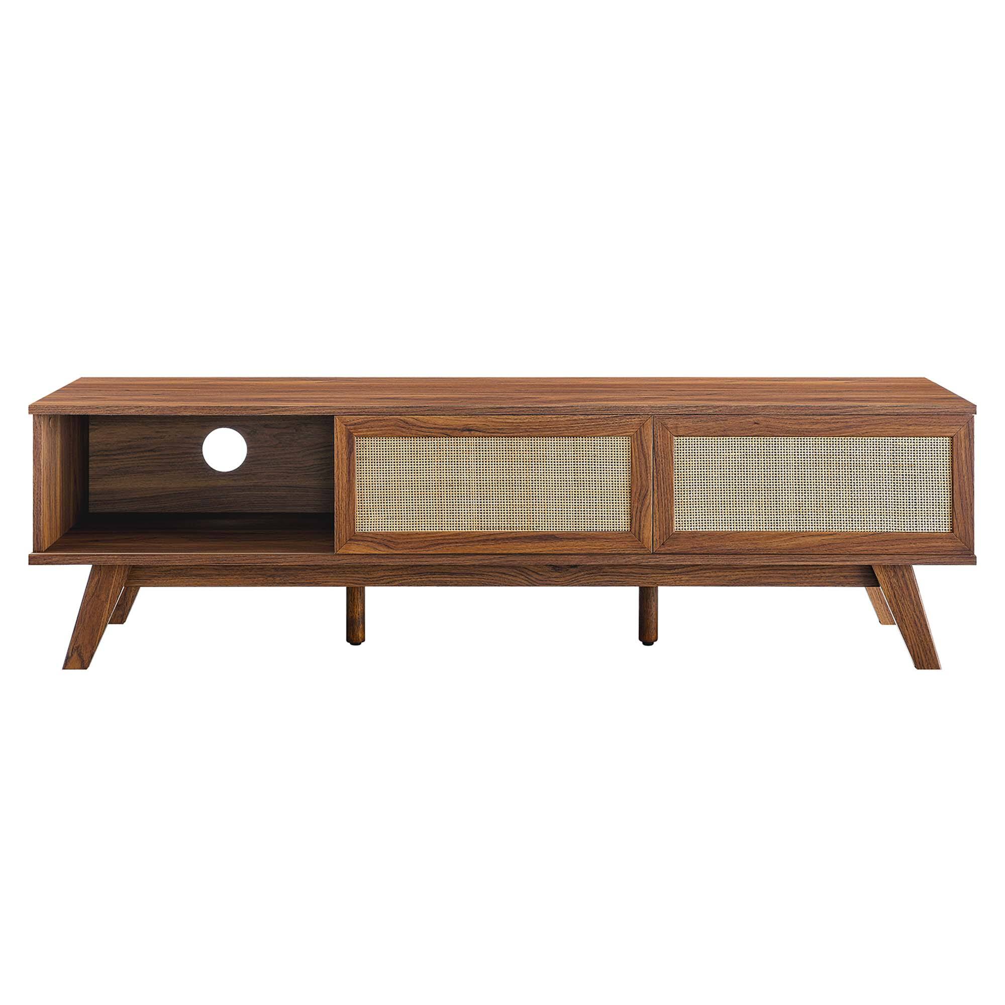 Alt View 2. Modway - Soma 60" TV Stand by Modway - Walnut.