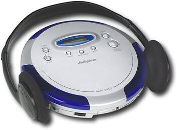 Angle Standard. Audiophase - Portable CD Player.