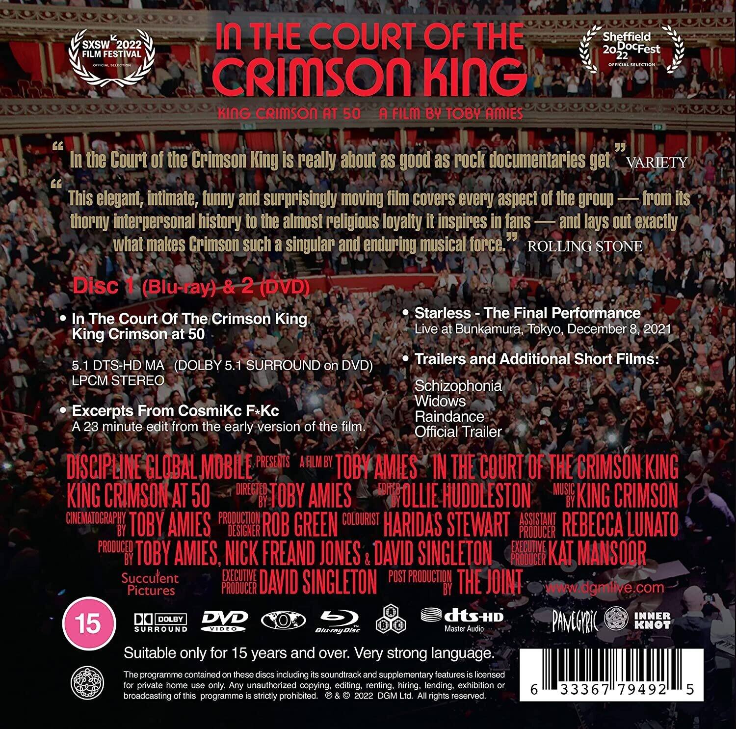 Alt View 1. King Crimson - In the Court of the Crimson King - King Crimson at 50 - Blu-ray & DVD   - BLU-RAY.