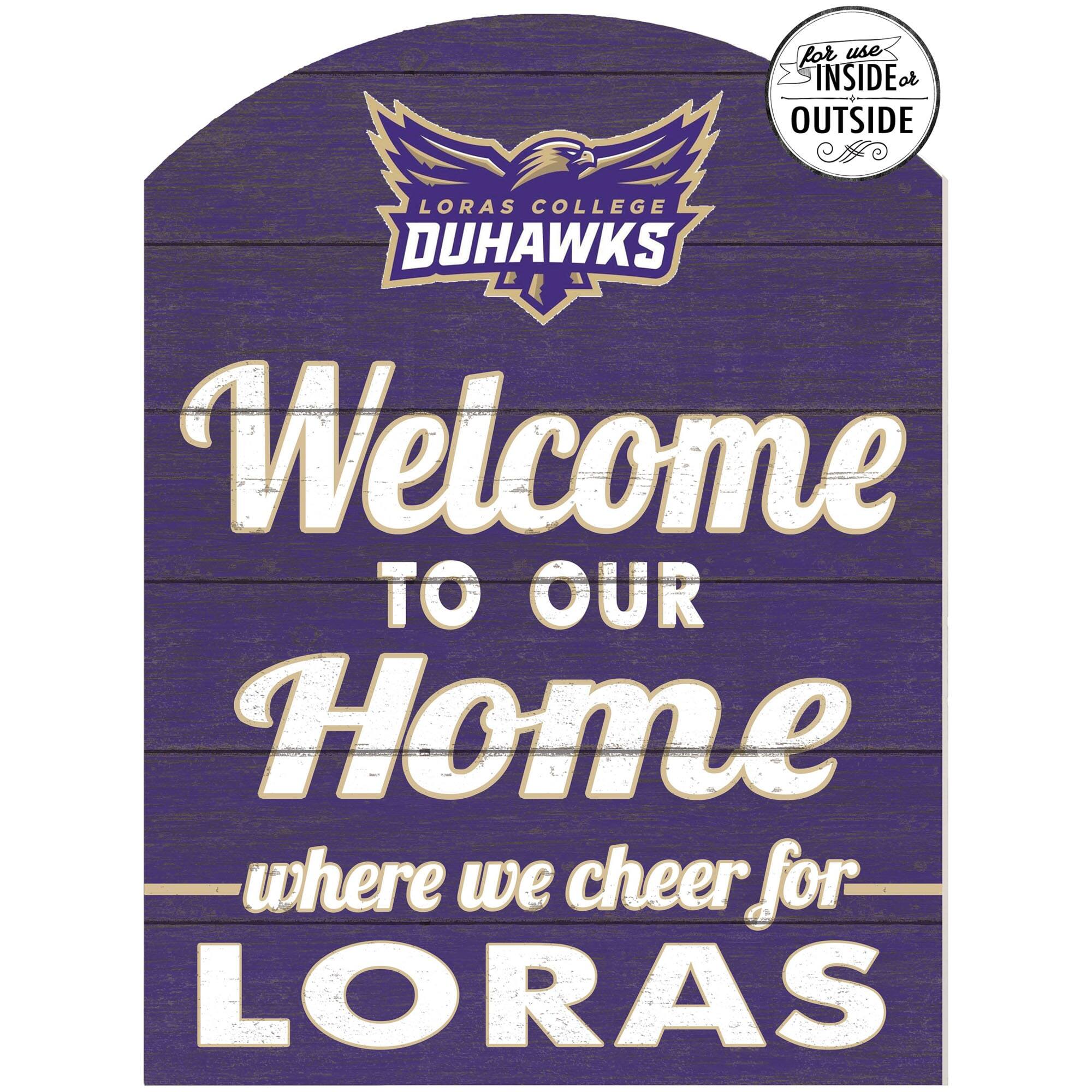 Loras College Duhawks 16'' x 22'' Indoor/Outdoor Marquee Sign