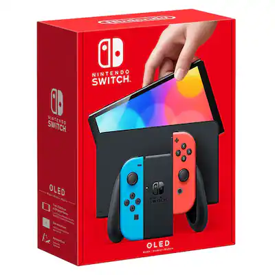 Refurbished Excellent Switch OLED Model Console Neon Red & Neon Refurbished Excellent Switch OLED Model Console Neon Red & Neon