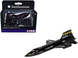North American X-15 Rocket-Powered Aircraft "NASA - US Air Force" "Smithsonian" Series Diecast Model by Corgi - Black