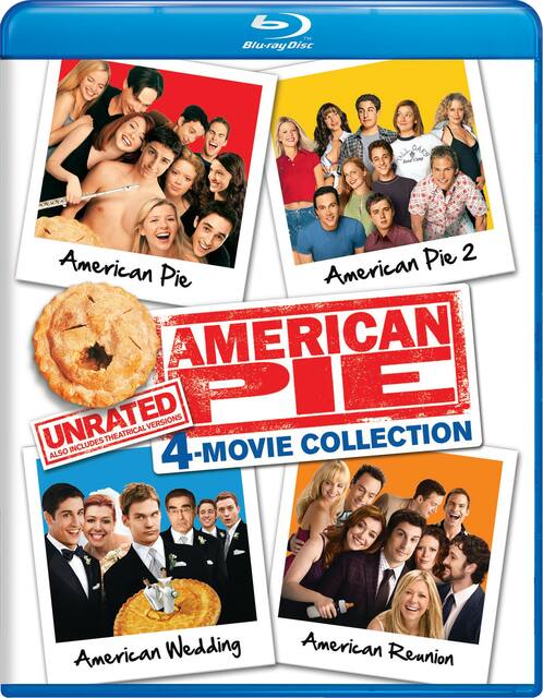American Pie Movie Collection Unrated Blu Ray 4 Discs
