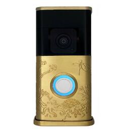 Michael Healy - Coastal Video Doorbell Cover (Ring 3, 3 Plus, 4, Battery Plus and Battery Pro) - Satin Brass