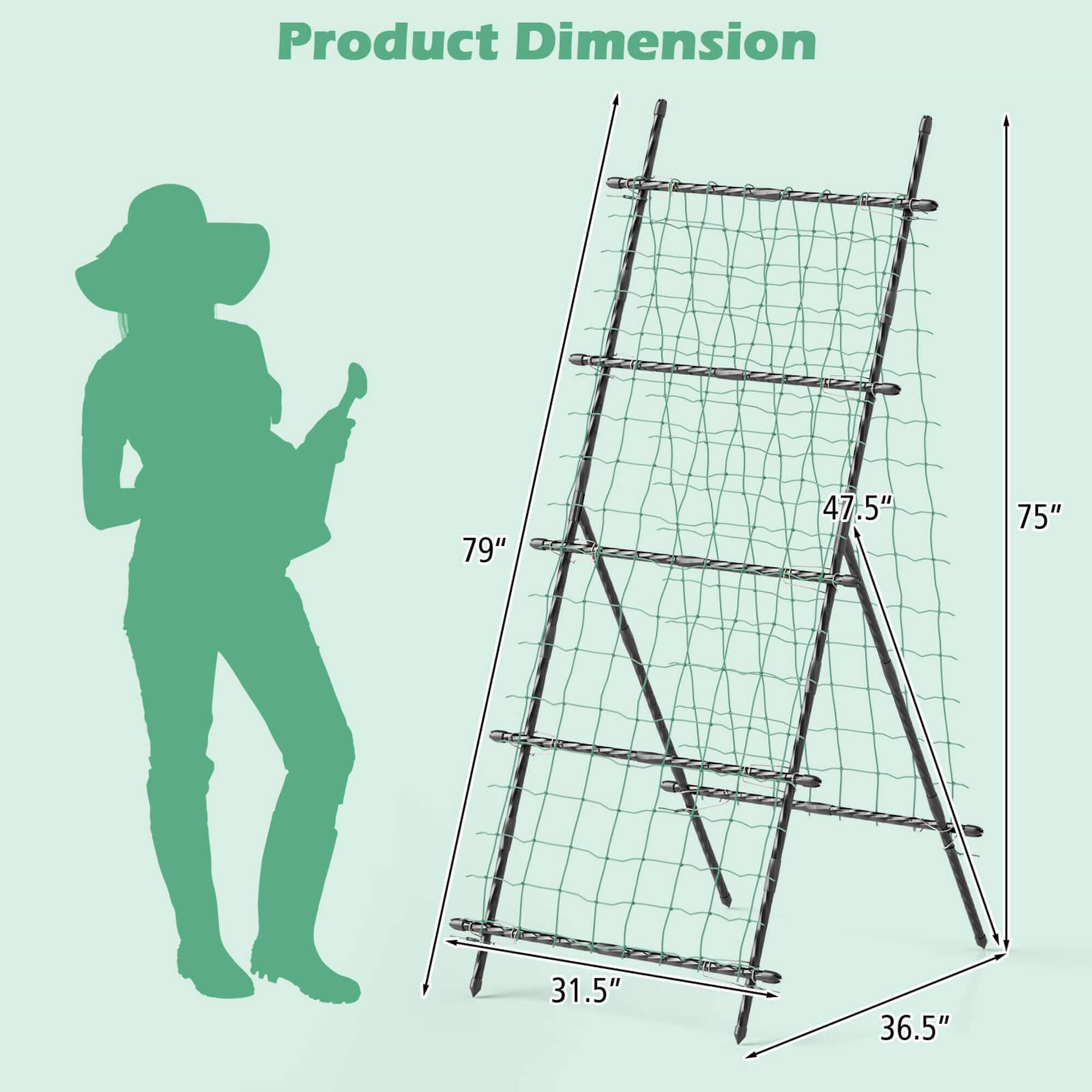 Product Dimension: 79" x 47.5" x 75" x 31.5" x 36.5".