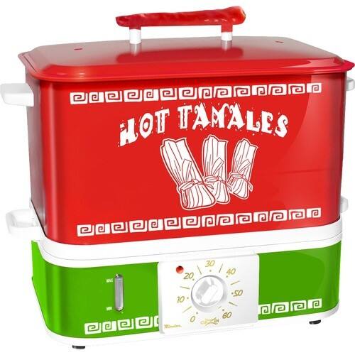 Front Standard. CuiZen - Tamale Steamer - Green, Red, White.