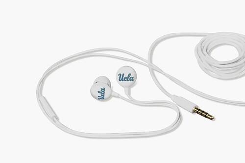 Angle Standard. Tribeca - UCLA Earbud Headphones - White.