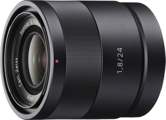 Sony Carl Zeiss Sonnar T* E 24mm f/1.8 ZA Prime Lens Black 