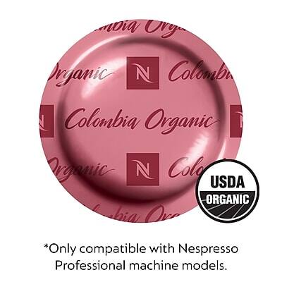 Colombia Organic  
USDA ORGANIC  
*Only compatible with Nespresso Professional machine models.