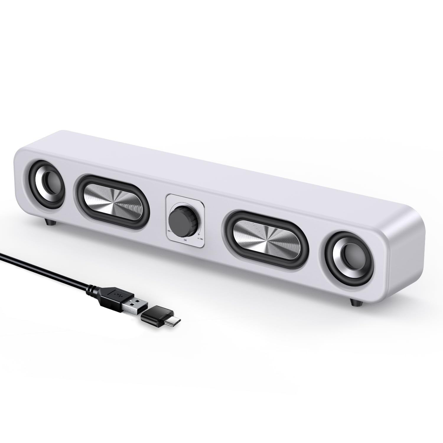 Front. Cedar Assembly - Computer Speakers Hifi Sound Quality Bar Wired Usb-powered Sound-bar With 6w Stereo For Desktop Laptops P... - Default.