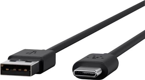 Belkin - MIXIT 5.9' USB Type C-to-USB Type A Device Cable - Black - Larger Front