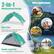 The text on the image is grouped and corrected as follows:
2-in-1 Multifunctional Design: Wide Applications
Camping: Outer Tent
Can be used as a sun shelter, fishing tent, or rainfly to enjoy shade and breeze
Beach Picnic: Double-Layer Tent
Provide better protection for ultraviolet and rain
Fishing: