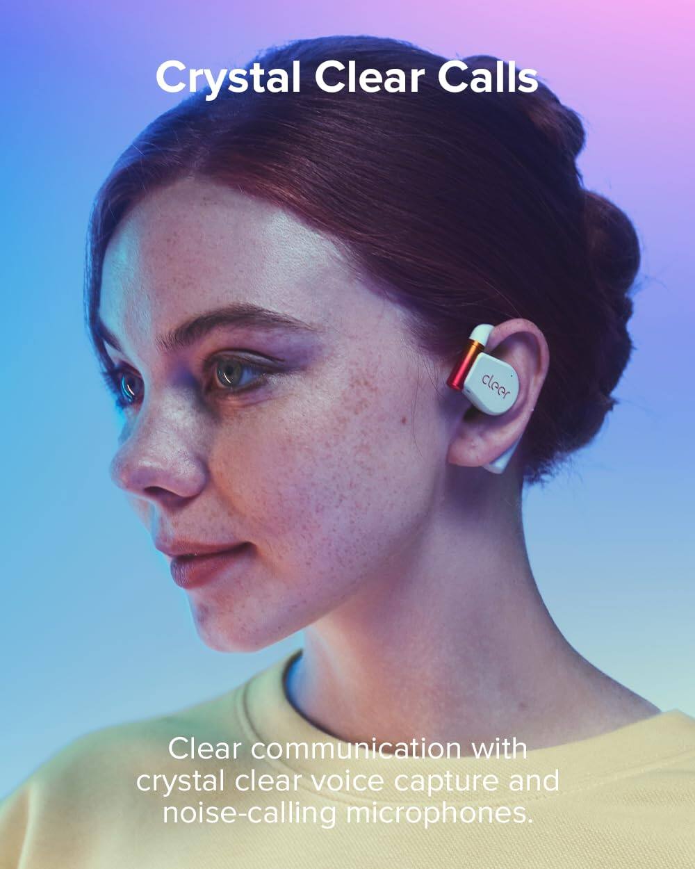 Crystal Clear Calls

Clear communication with crystal clear voice capture and noise-calling microphones.