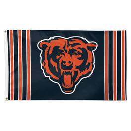 WinCraft - Chicago Bears 3' x 5' Vertical Stripes Deluxe Single-Sided Flag - Multicolor