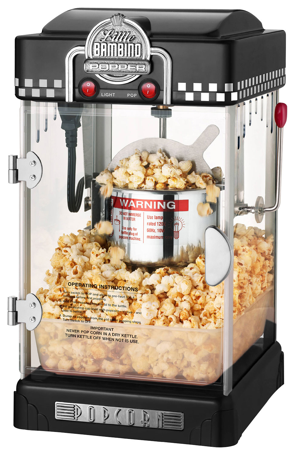 Acekool Popcorn Maker PA1 - 2 Minutes No-Oil Popper