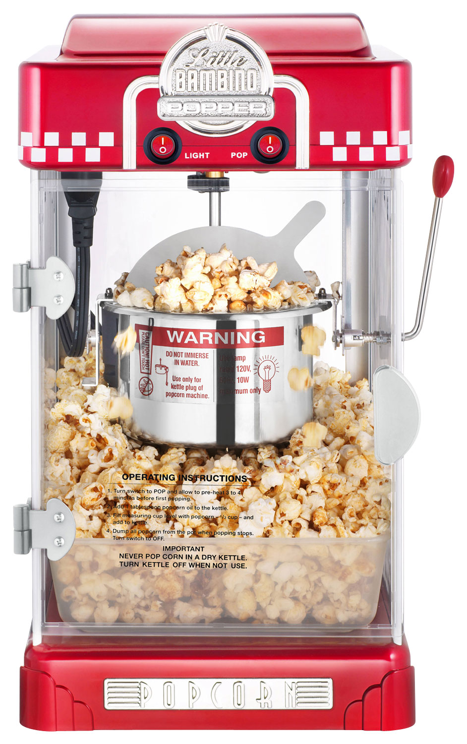 Great Northern 16-Cup Little Bambino 2-1/2-Oz. Popcorn Maker Red 6073 -  Best Buy