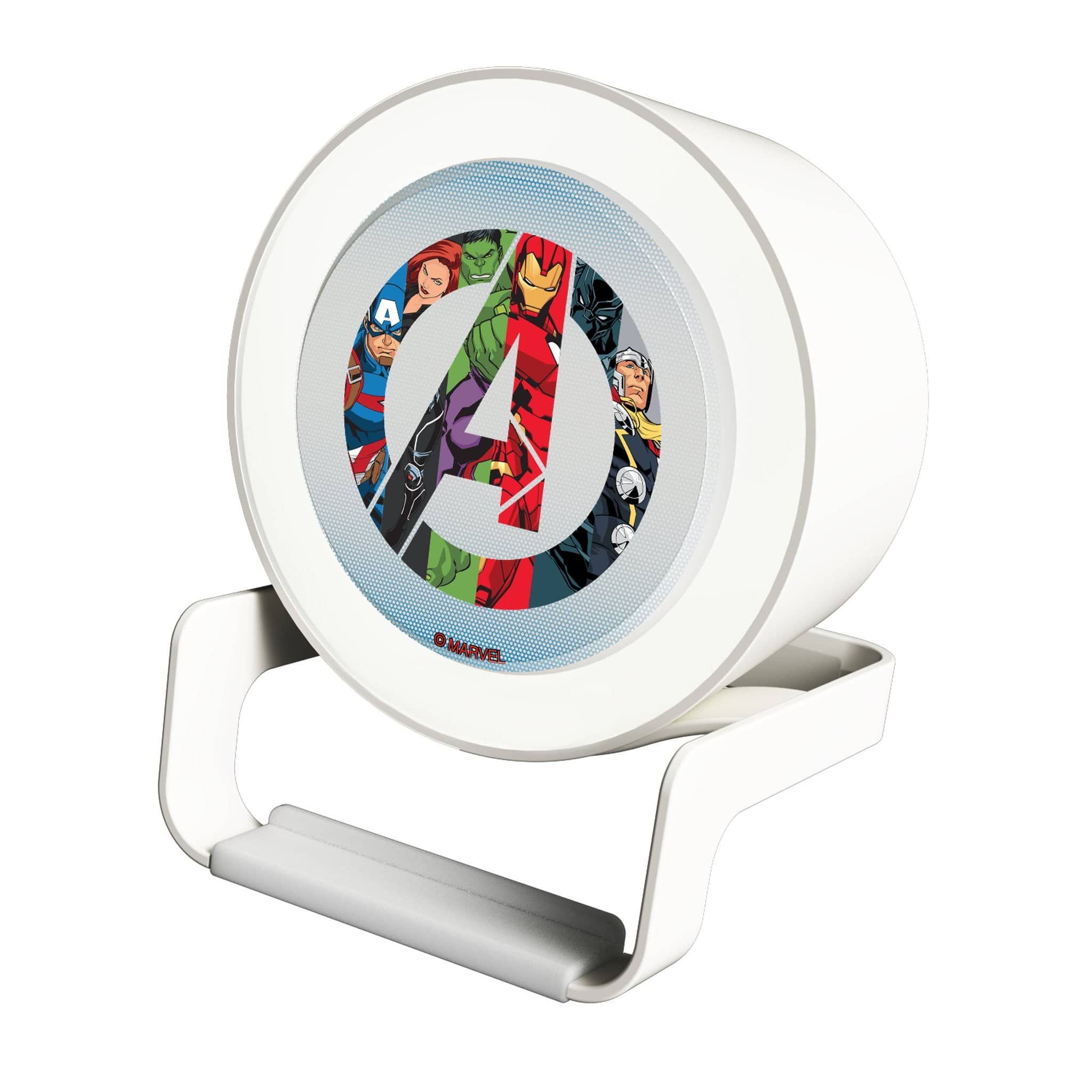 Keyscaper - Marvel Grid Night Light Charger and Bluetooth Speaker - Avengers