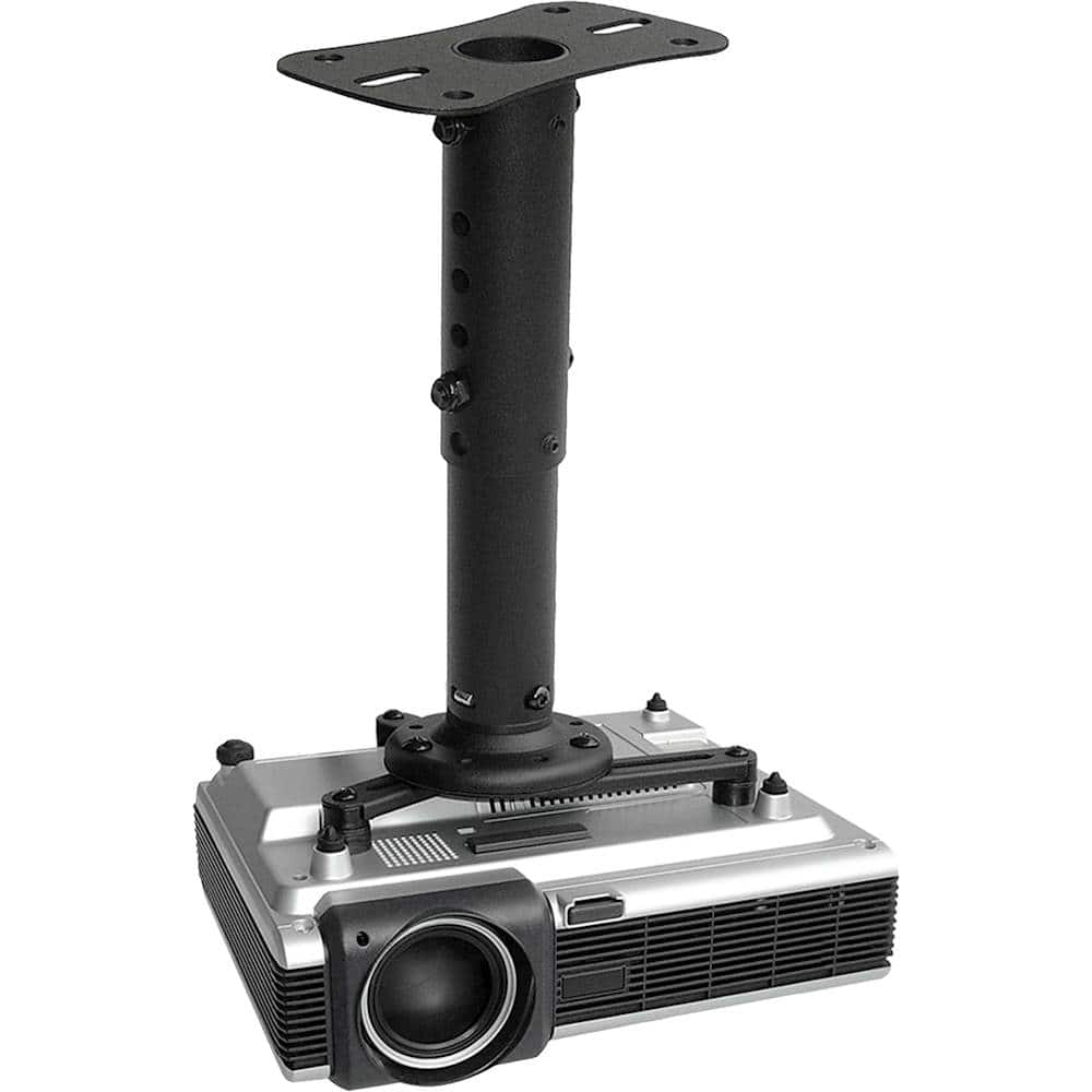Alt View 11. Kanto - Universal Projector Ceiling Mount - Black.