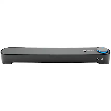 Front. GOgroove - Sound Bar - Gray, Black.