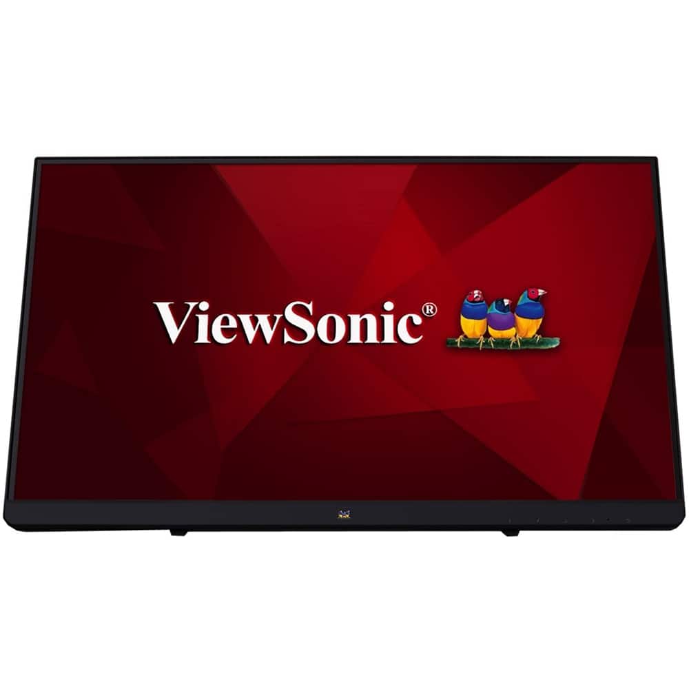 Front. ViewSonic - TD2230 22" IPS LED FHD Touch Screen Monitor (HDMI and DisplayPort) - Black.