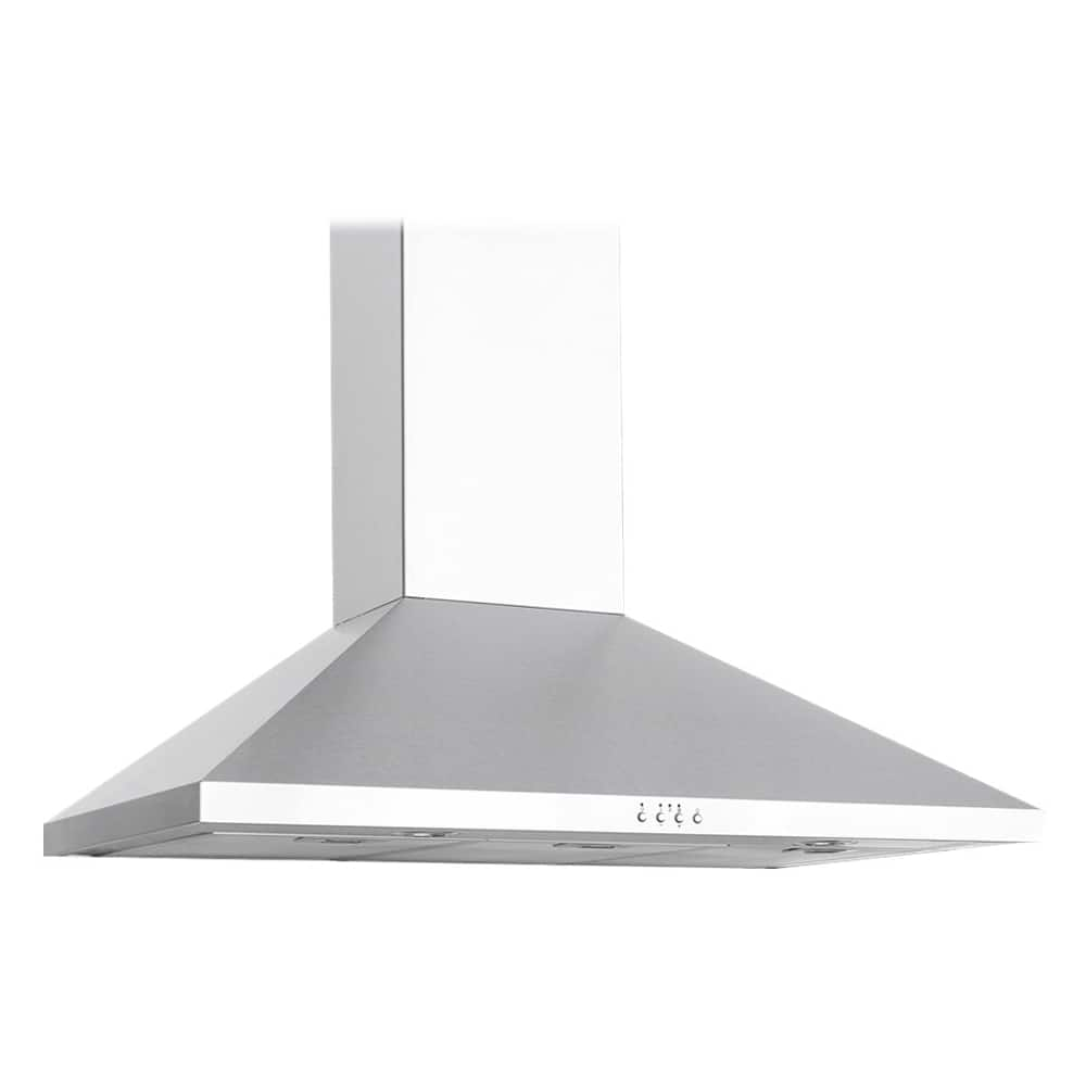 Left View: Windster Hoods - 36" Convertible Range Hood - Stainless steel