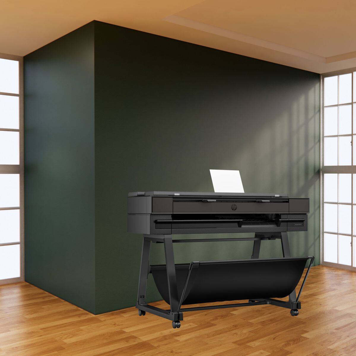 Alt View 6. HP - HP DesignJet T850 36-inch Large Format MFP Plotter Printer, Print/Scan/Copy, 2-Year Warranty (2Y9H2H).